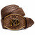 Marco Di Milano Arkansas Genuine Python Skin Western Belt in Brown