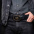Marco Di Milano Arkansas Genuine Python Skin Western Belt in Black/Blue