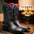 Marco Di Milano Missouri Genuine Python Skin Black Cowboy Boot