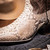Marco Di Milano Missouri Genuine Python Skin Natural Cowboy Boot