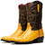 Savannah Genuine Full Quill Ostrich Skin Cowboy Buttercup Boot | Marco Di Milano Western Boots