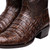 Phoenix Genuine Caiman Belly Skin Aged Brown Cowboy Boot | Marco Di Milano Western Boots