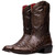 Phoenix Genuine Caiman Belly Skin Aged Brown Cowboy Boot | Marco Di Milano Western Boots