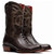 Denver Genuine Ostrich Leg Skin Brown Cowboy Boot | Marco Di Milano Western Boots