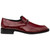 Accola Textured Burgundy Slip On | Mezlan Dress Loafer for Men