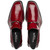 Accola Textured Burgundy Slip On | Mezlan Dress Loafer for Men