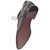 Mezlan Capello grey leather derby shoes, outer sole view showing full leather sole