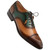 Galante Brown Tri-tone Cap Toe Oxford | Mezlan of Spain Dress Shoes for Men