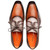 Bowery Calfskin/Deerskin Chocolate Multi Derby | Mezlan of Spain Dress Shoes for Men