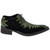 Mauri Men’s Ostrich Leg & Suede Black/Nathan Saloon Shoes