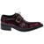 Mauri Men’s Alligator Skin Red Smoke Black WANTED Shoes
