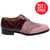 Mauri Men’s Genuine Alligator Skin Wingtip Pink Caracalla Shoes