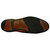 Underside of Alan Payne Naples Troy Brown loafer showing flexible leather and rubber sole