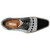 Stacy Adams Men’s Black/Grey Patent Cut-Out Oxford Shoes
