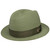 Stetson Parker Olive Florentine Milan Synthetic Straw Dress Hat