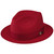 Stetson Rosebud Red Florentine Milan Straw Hat