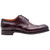 Ugo Vasare H and H Brogue Goodyear Welt Wingtip Bubble Toe Burgundy Dress Shoes