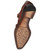 Mezlan Doyers Sport crocodile double monk strap shoe, outsole with laser-design island inlay