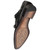 Mezlan Doyers Black crocodile double monk strap shoe, outsole with laser-design island inlay