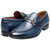Florsheim Zaffiro Navy Moc Toe Bit Loafer II for Men