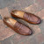 Florsheim Modena Moc Toe Cognac Leather Penny Loafer for Men