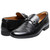 Florsheim Modena Moc Toe Bit Black Leather Loafer for Men