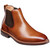 Florsheim Anthem Plain Toe Saddle Tan Leather Chelsea Boot for Men