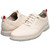 Stacy Adams Synchro Cream Leather and Textile Plain Toe Elastic Lace Casual Hybrid Shoes for Men