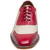 Stacy Adams Tarango Modified Cap Toe Raspberry w/Ivory Oxford Shoes for Men