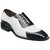 Stacy Adams Tarango Modified Cap Toe Black and White Oxford Shoes for Men
