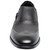 Stacy Adams Lockwood Burnished Black Leather Wingtip Ornament Slip On Dress Shoes for Men