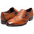 Stacy Adams Lockwood Wingtip Ornament Cognac Slip On Dress Shoes for Men