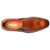Stacy Adams Lockwood Burnished Cognac Leather Wingtip Ornament Slip On Dress Shoes for Men