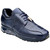 Belvedere Men’s Lazaro Genuine Caiman & Lizard Skin Exotic Navy Sport Sneaker