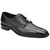 Belvedere Men’s Lusso Genuine Hornback & Lizard Skin Black Lace-Up Derby Dress Shoes
