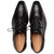 Mezlan Nord Burnished Calfskin Black Wing Tip Oxford Brogue Dress Shoe