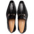 Mezlan Men’s Rhodas Black Crocodile Skin Ornament Exotic Dress Loafer
