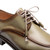 Mezlan Belmonte Men’s Hand-Burnished Patina Olive Calfskin Dress Derby Shoes