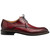 Mezlan Men’s Belmonte Burgundy Hand-Finished Patina Calfskin Derby Shoes