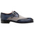 Mezlan Men’s Wingtip Monk Strap Spectator Blue/Grey Two-Tone Dress Shoes