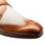 Mezlan Men’s Wingtip Spectator Monk Strap Camel/Bone Shoes