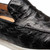 Mezlan of Spain Men’s Marmi Ostrich Flex Black Casual Loafer