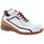 MAURI Men’s Boost White/Dune Calf, Baby Croc & Patent Sneaker