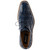 MAURI Men’s Dome Derby Blue Baby Crocodile Leather Shoes