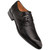 Mezlan Omero Monk-Oxford Black Lizard Hybrid Shoes