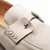Mezlan Men's Saona Bone Calf/Linen Moc Toe Slip-On Loafer