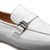 Mezlan Men's Alarcon White Deer Leather Soft Slip-On Luxury Loafer