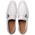 Mezlan Men's Alarcon White Deer Leather Soft Slip-On Luxury Loafer