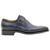 UGo Vasare Men’s Elden Navy Plain Toe Genuine Leather Monk Strap Dress Shoes