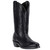 Laredo Paris Black Leather R-Toe Men's Boots